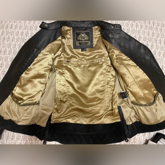 Roland Sands Riot Black Leather Jacket Women Size Large - Picture 2 of 7